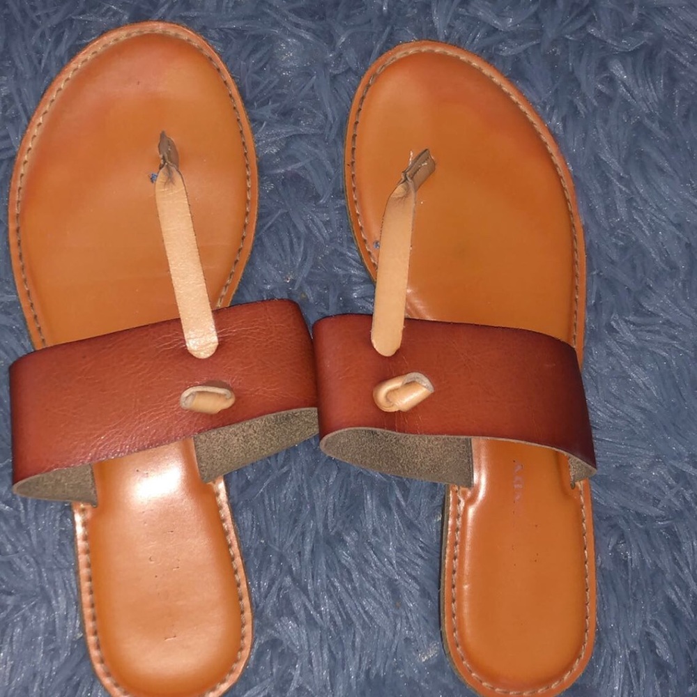 Camel color sandals